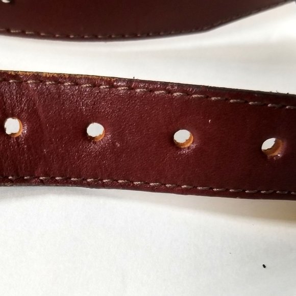 WOMEN LEATHER BELT BRASS BUCKLE, 8 BRASS ANIMALS